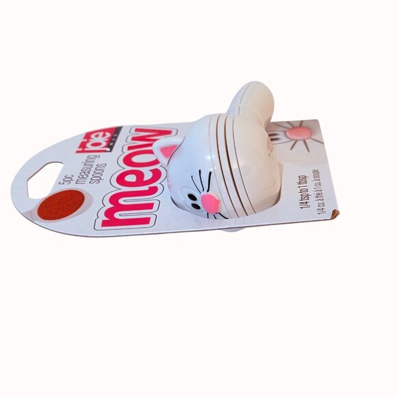 Joie Meow Cat Measuring Spoons Set Stackable Kitchen Gadget Gift Baking Cooking - Picture 8 of 8